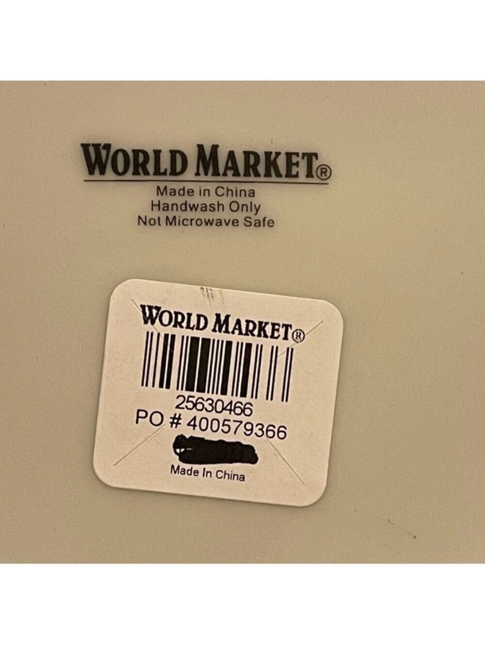 World Market THANKFUL Decorative Ivory Ceramic Plate NWT - Picture 8 of 14